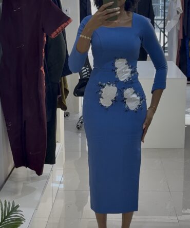 Este Dress - Light Blue