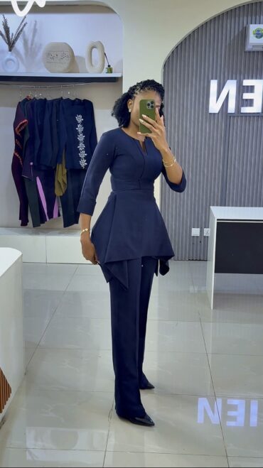 Serwaa Set - Navy Blue