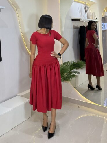 Feyi Dress - Red