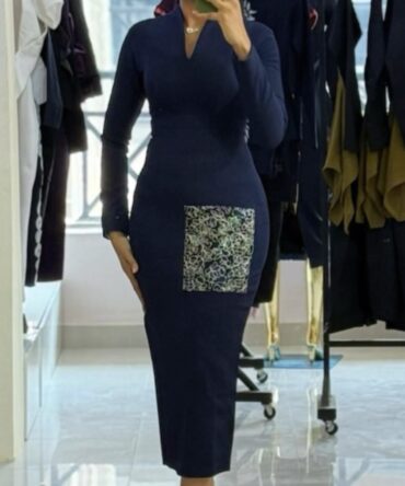 Ego Dress - Navy Blue