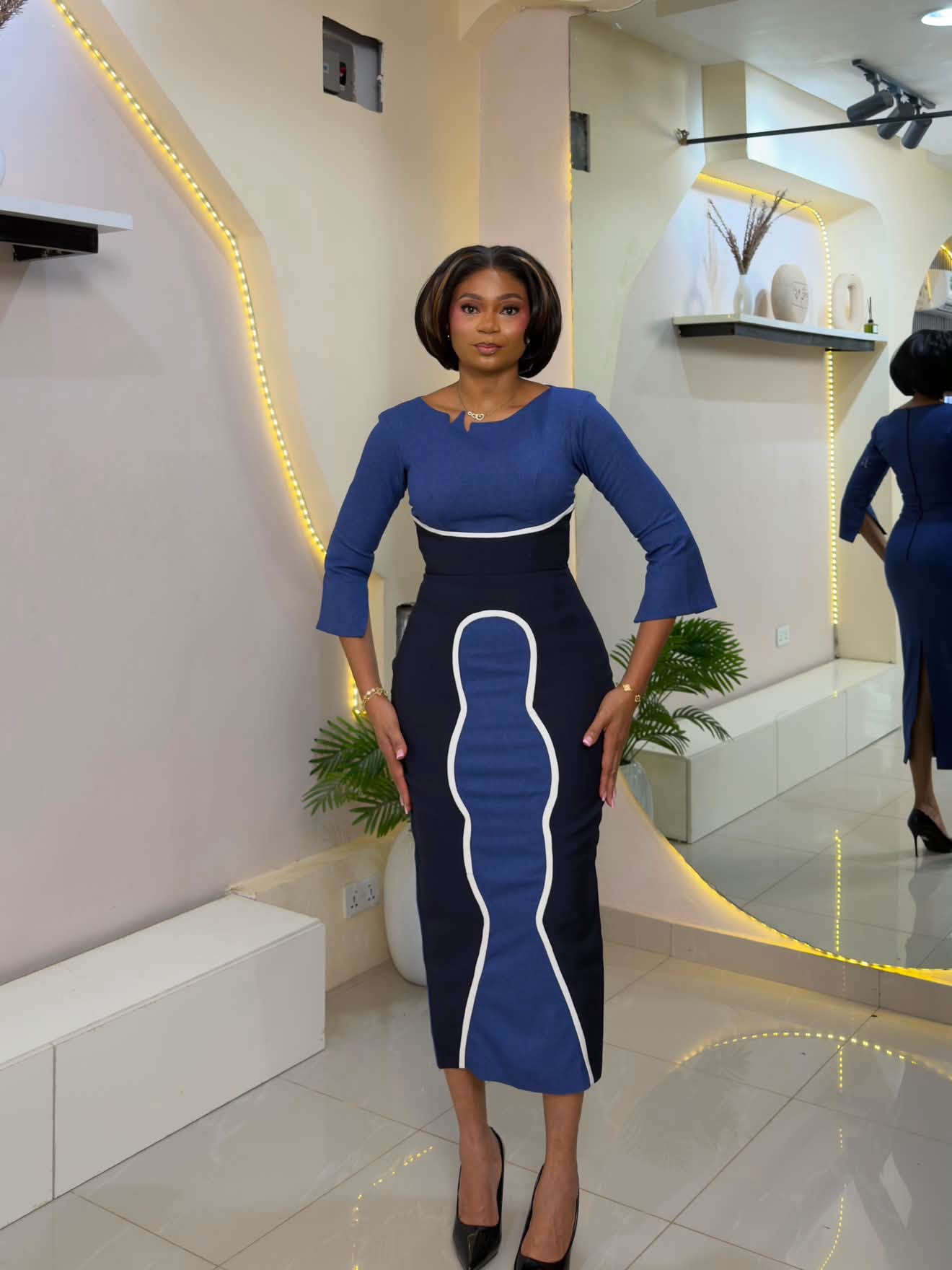 Lilicent Dress - Blue